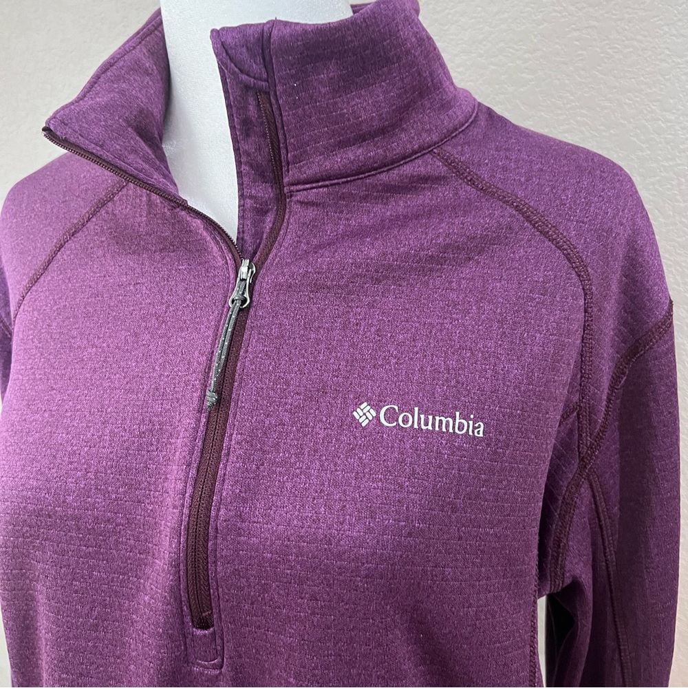 Women’s Columbia Quarter Zip Pullover with Omni-Wick, Thumbholes - Women’s Large